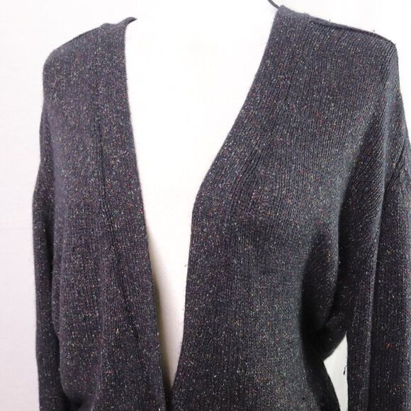 Vintage | 1990's Silk Angora Cardigan Sweater XL - Picture 3 of 7